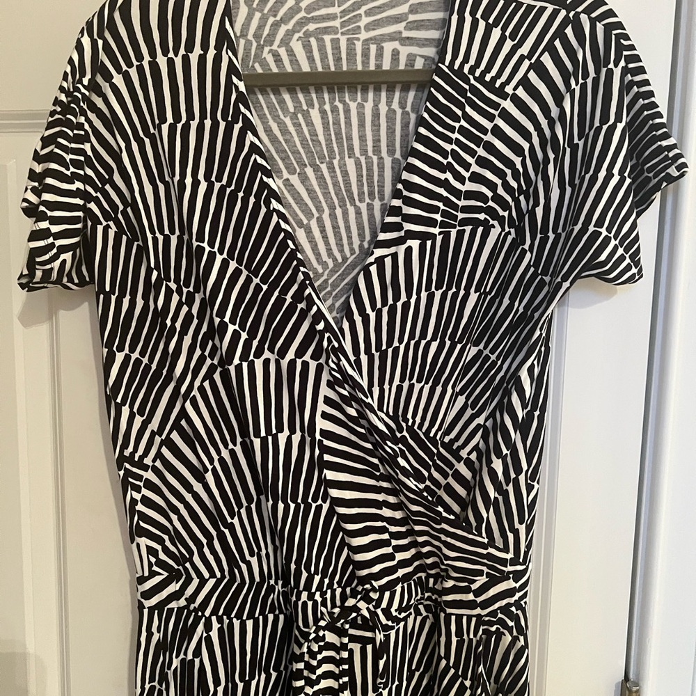 Boden Monochrome Patterned Jumpsuit Size 6